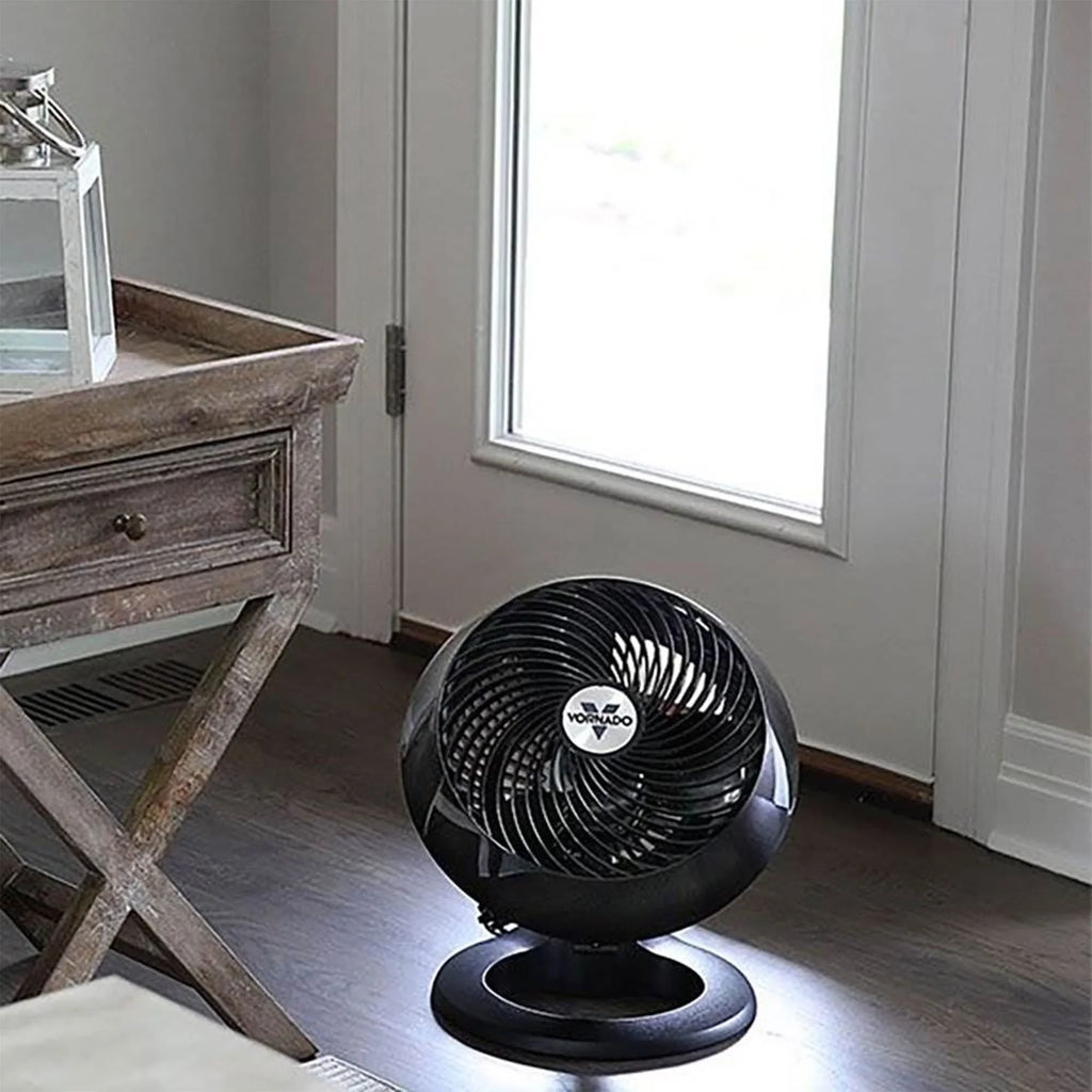 Large Speed 4 Fan, Whole Floor Circulator Room Air Vortex Black Vornado 660