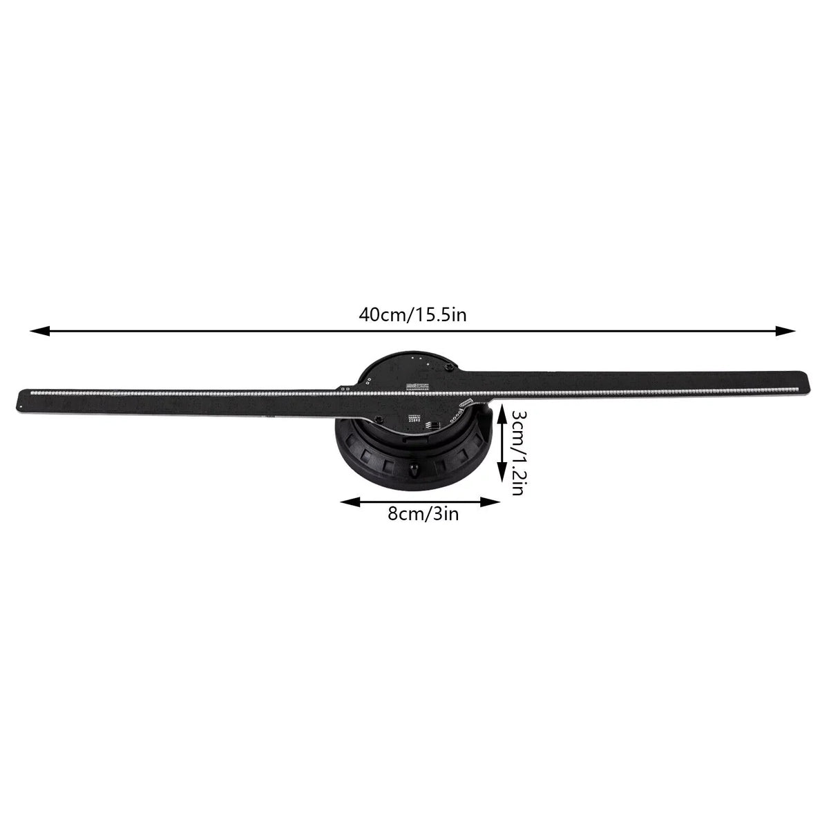 MIDUO 3D Club Decor Hologram Bar Effect Projector Fan Cafe