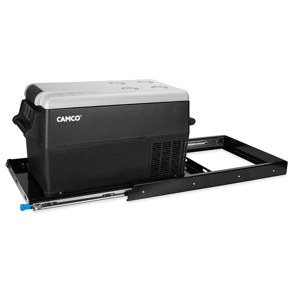 Features (51530) Camco Up Medium Slide Refrigerator Holds Slides Electric Camper/RV Latch Ball Portable Bearing Safety 264lbs | to & Steel |