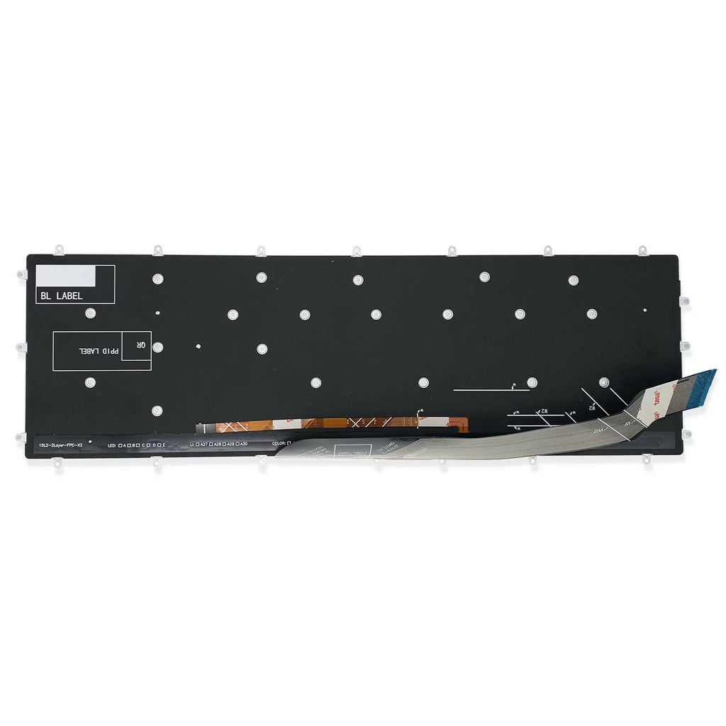 For Characters 5587 7588 Keyboard 7590 Dell 5590 G3 G5 White Backlit 7790 G7 3590 3779 3579