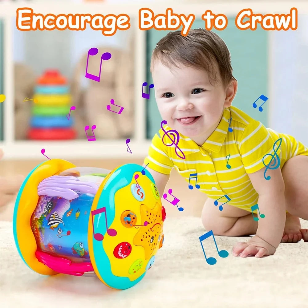 Toys 12 Learning 6 Ocean Toys Light to Toys for 6+ Star Rotating Projector - Old Crawling Baby Years Baby Month Infant Musical Gift Months -