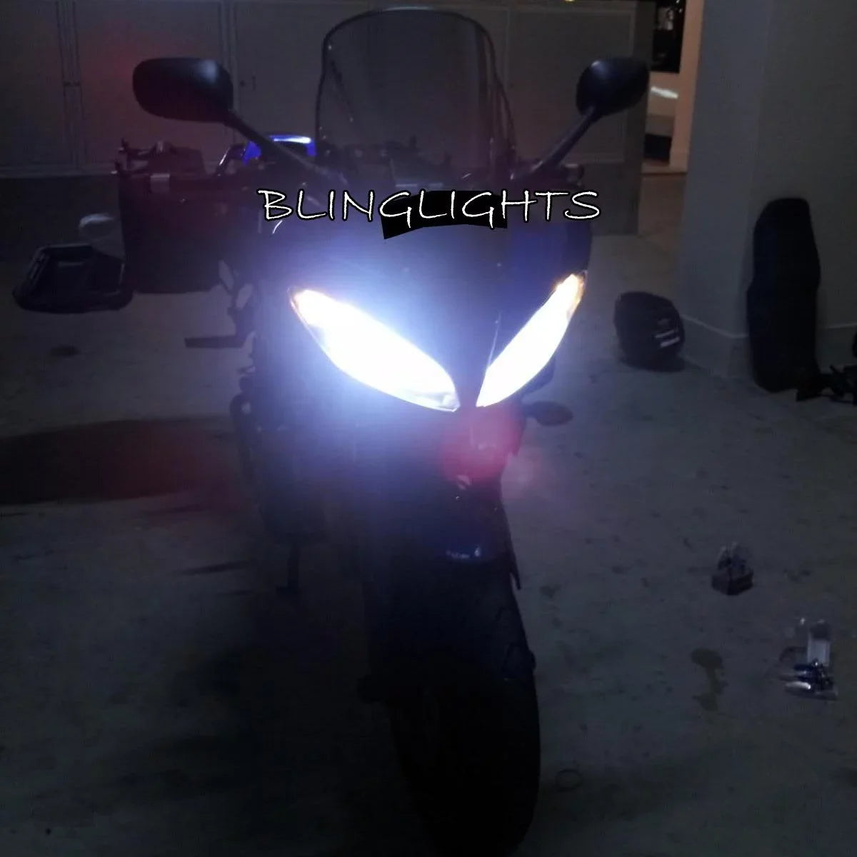Yamaha for 55watt HID Kit Conversion Headlights ABS FZ6 For Headlamps Xenon S2 Fazer Hi/Lo
