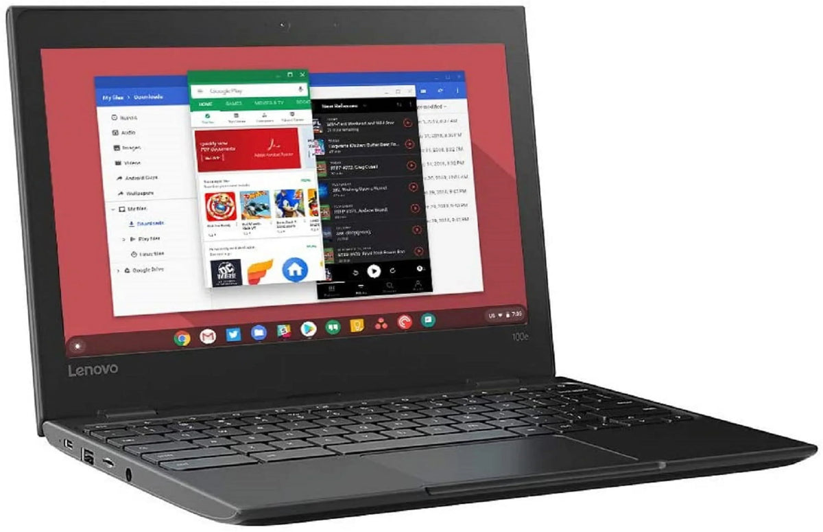 11.6" Lenovo OS Chromebook 32 (Refurbished) Gen 100E Restored 2Nd Mediatek Chrome Mtk MT8173C GB
