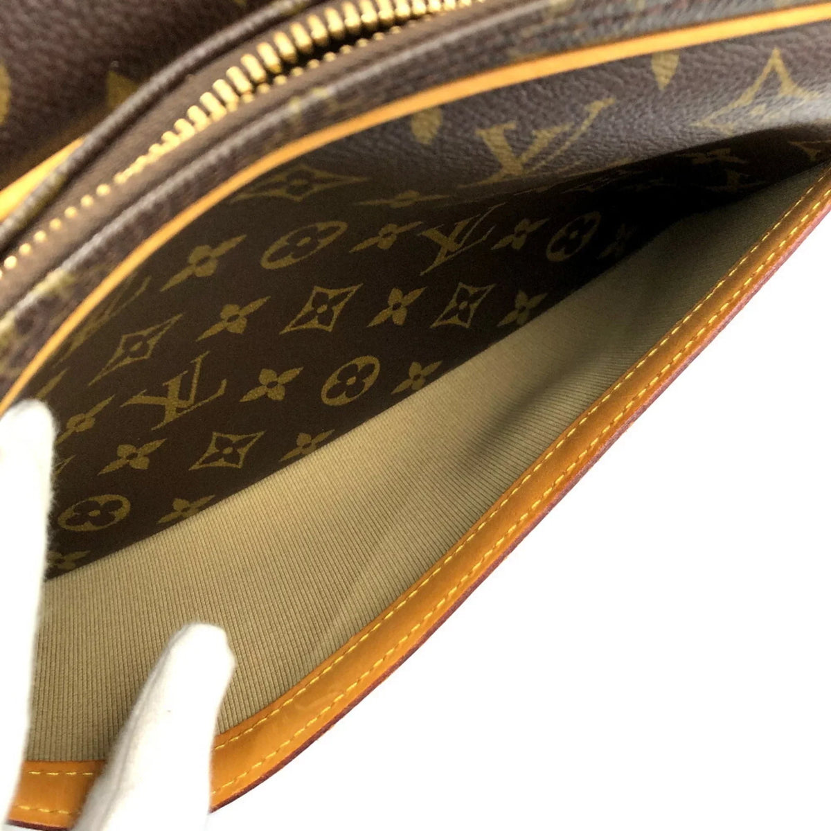 (Fair) M45254 Monogram Shoulder Bag Pre-Owned Canvas Women's Vuitton Louis VUITTON Reporter PM LOUIS