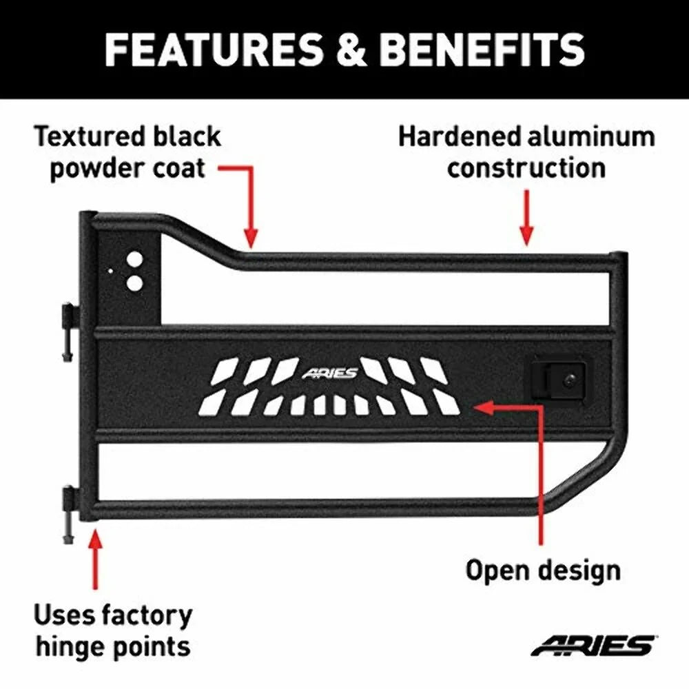 JEEP Aries UNLIMITED select: - WRANGLER, Door AR15009 2008 Offroad JEEP Tubular WRANGLER Fits 2013