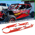 Rock Can-Am Sliders Bars for Nerf Max ELITEWILL 2017-2021 Seater X3 Maverick RED - 4