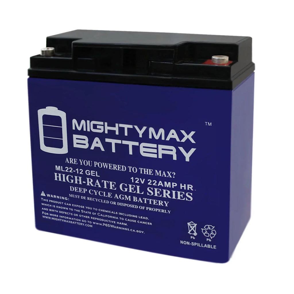 GP 12V Alante GEL Wheelchair 22AH 200 Scooter for Battery Jr