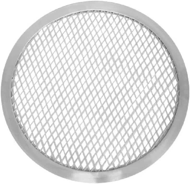 Screen Pizza Round Rim- Restaurants Pizzeria TrueCraftware- 2 15” Baking of Tray Pan Round Pizza Home Set & for Seamless Pizza Kitchen Bakeware Baking Tray Aluminum Screen