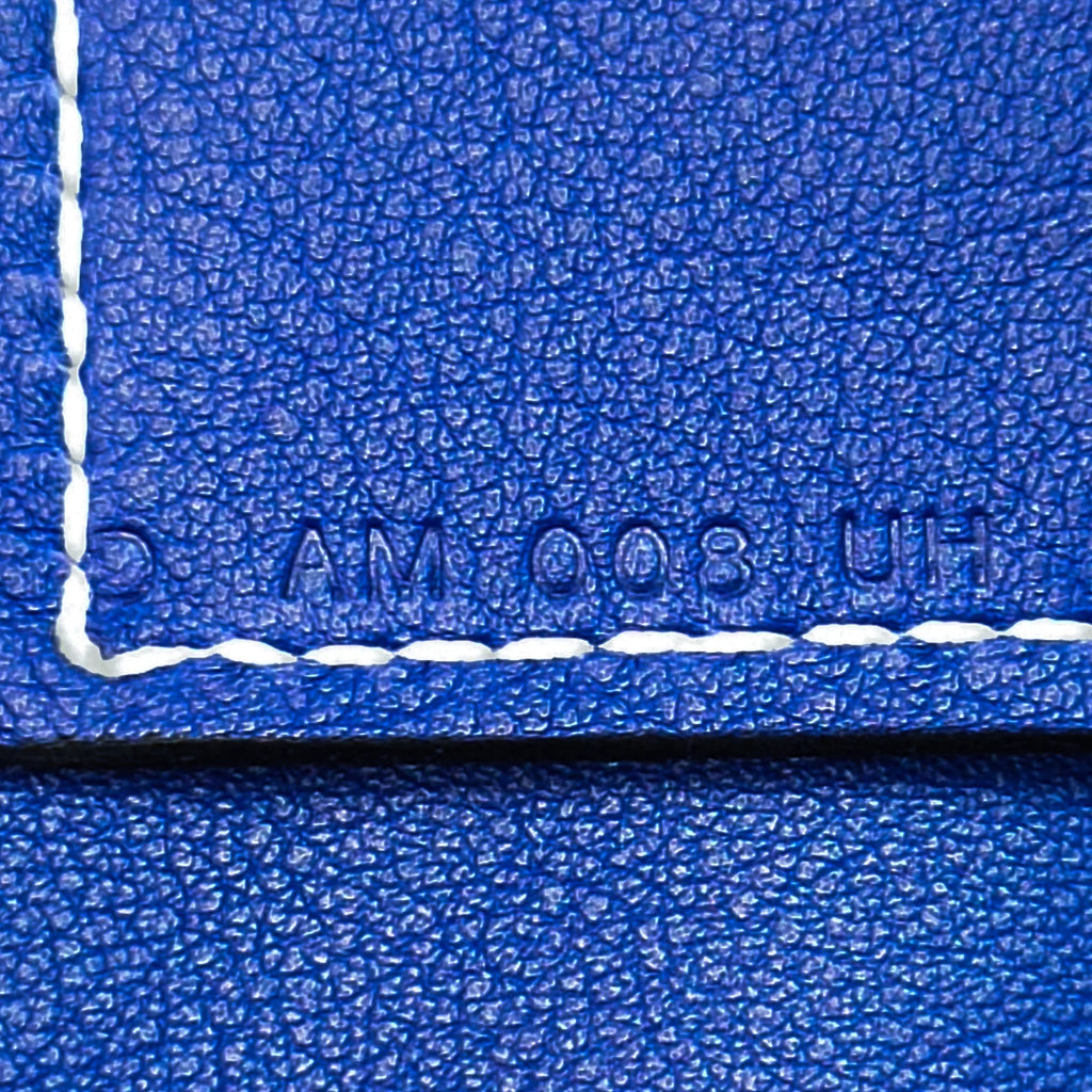 Cheri Hermès Backpack New) Authenticated Leather (Like Blue Pre-Owned Unisex Calf Bridado