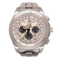 BREITLING Chronograph 44mm Watch Automatic White B-2 Dial Men's A42362 Steel