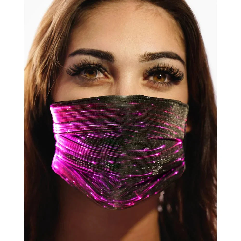 Fashion Party Western 106332 Inc. Mask Black - LED