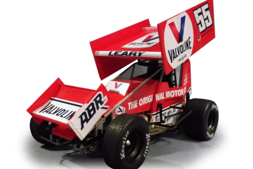 C.J. "Valvoline" Diecast Car, Car 1/18 Leary #55 - - A1809515 Acme Sprint scale Winged 2021