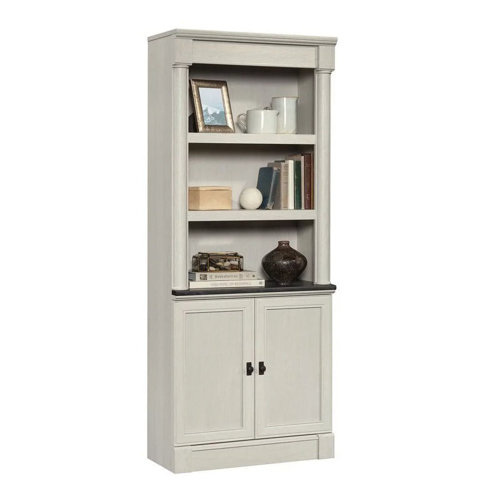 Glacier Palladia Sauder Library Bookcase, Finish Bookcase Oak 5-Shelf
