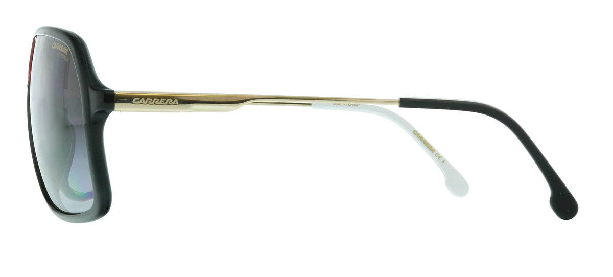 64mm, 1019/S 10mm Sunglasses, Pilot Carrera Gold/Gray Shaded,
