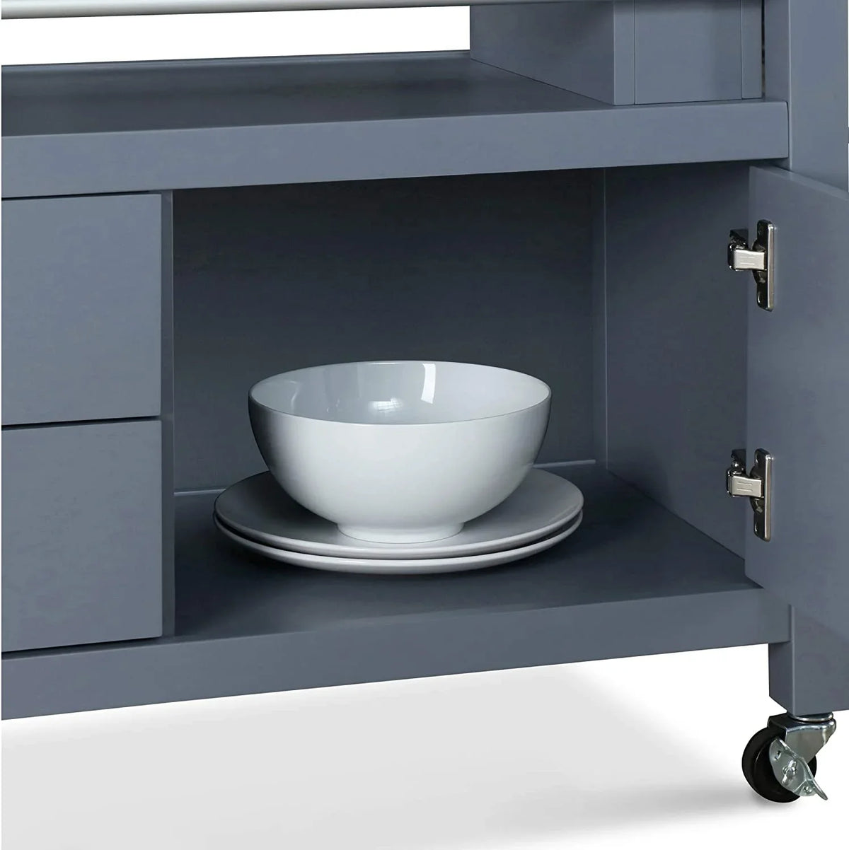 Cabinet Bar Table, Rolling Organization Storage, , Home Anson And Butcher Portable Cart Block Gray Island With For Apartment Kitchen Wheels