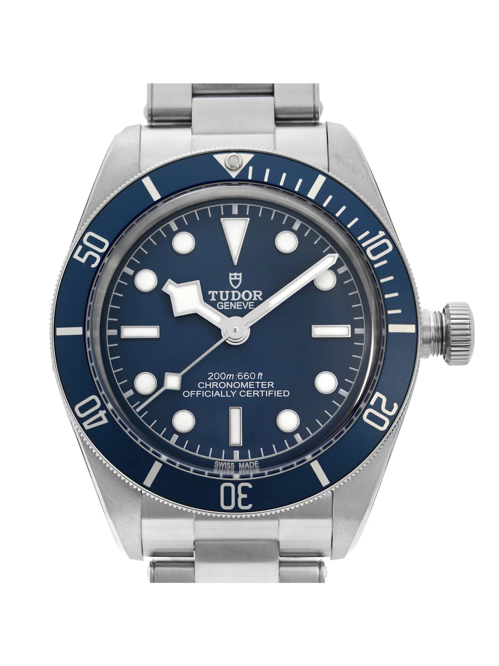 Steel Black M79030B-0001 Tudor Dial Mens Automatic Blue Bay Watch Fifty-Eight