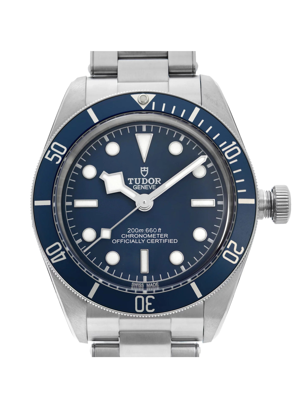 Steel Black M79030B-0001 Tudor Dial Mens Automatic Blue Bay Watch Fifty-Eight