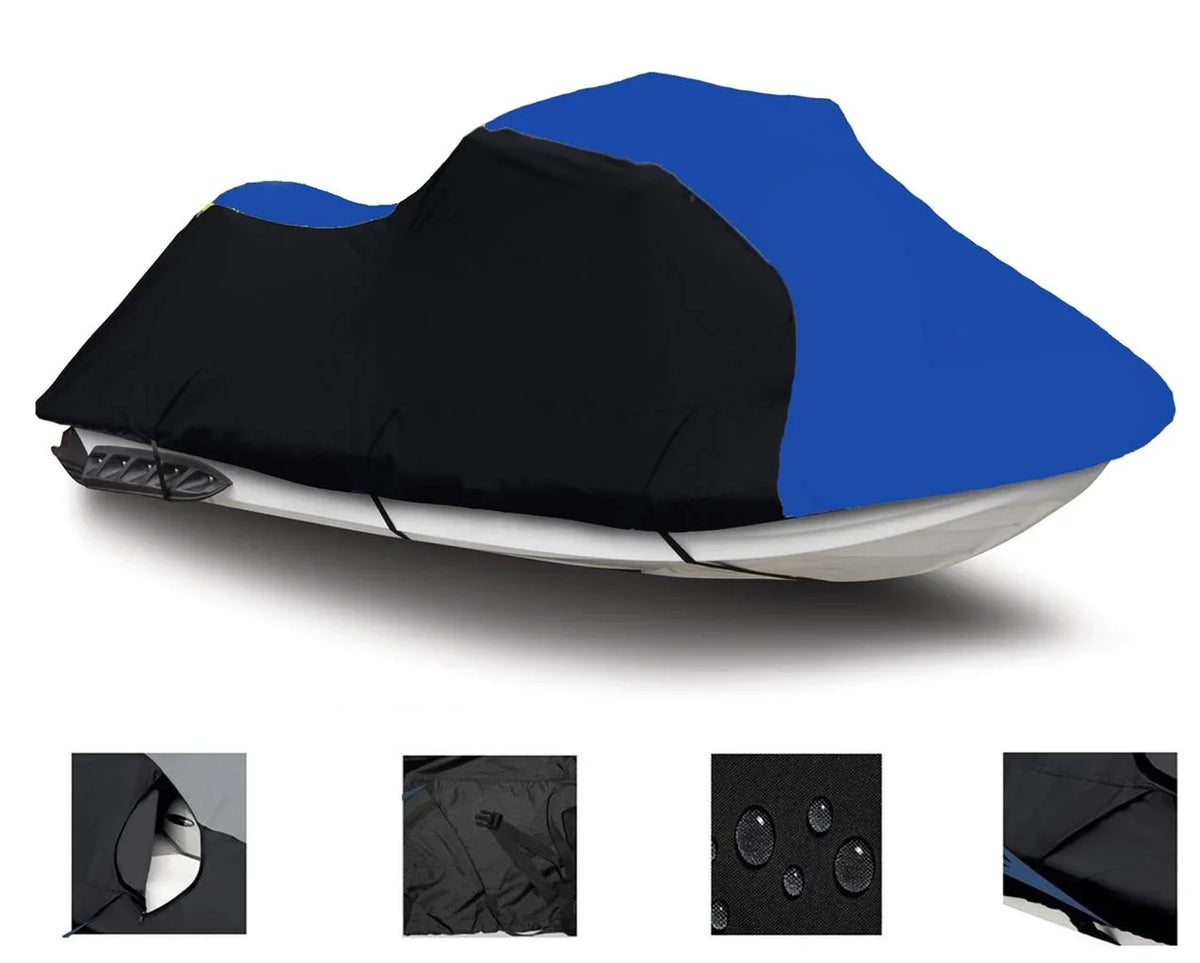 1100 1997 1998 KAWASAKI BLUE BLACK STX Cover Jet Trailerable Cover 1999 Compatible / HEAVY-DUTY for Ski