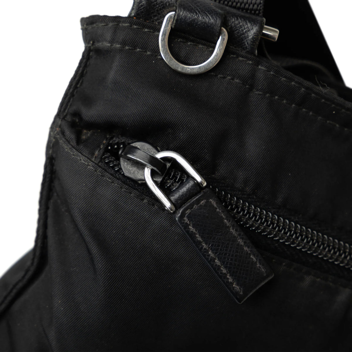 Crossbody Bag Fabric (Good) Crossbody Pre-Owned Unisex Prada Tessuto Black Nylon Authenticated