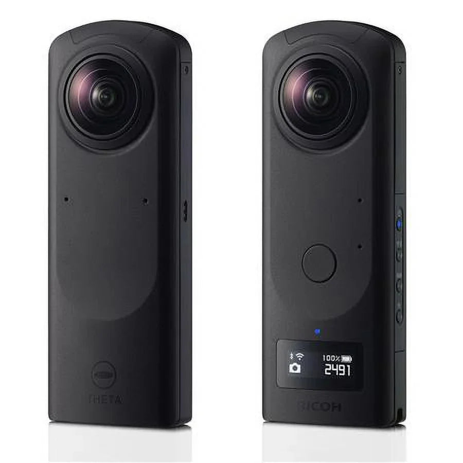 to Z1 JPEG/DNG 6400 ISO 51GB Camera Up THETA Ricoh 23MP Sensors Max 360° CMOS