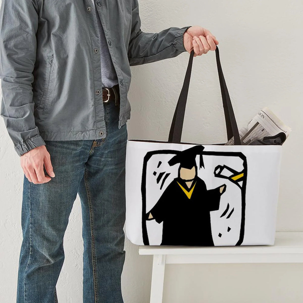 Graduation - Graduate Weekender - CafePress Large Tote Diploma Receiving