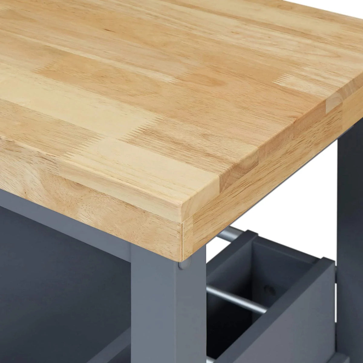 Cabinet Bar Table, Rolling Organization Storage, , Home Anson And Butcher Portable Cart Block Gray Island With For Apartment Kitchen Wheels