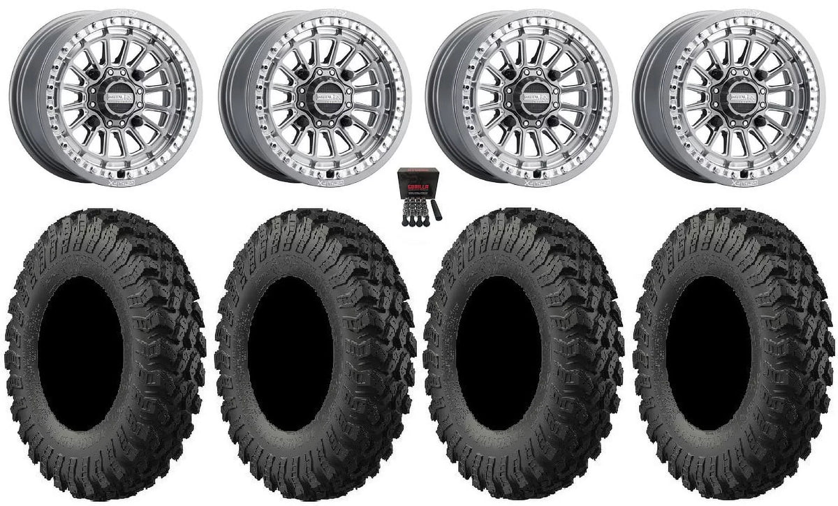 / Gm Maverick 1000 X3 / MotoRally CC 15" Can-Am Bdlk Wheels Delta 32" Tires MetalFX Honda Talon Pioneer