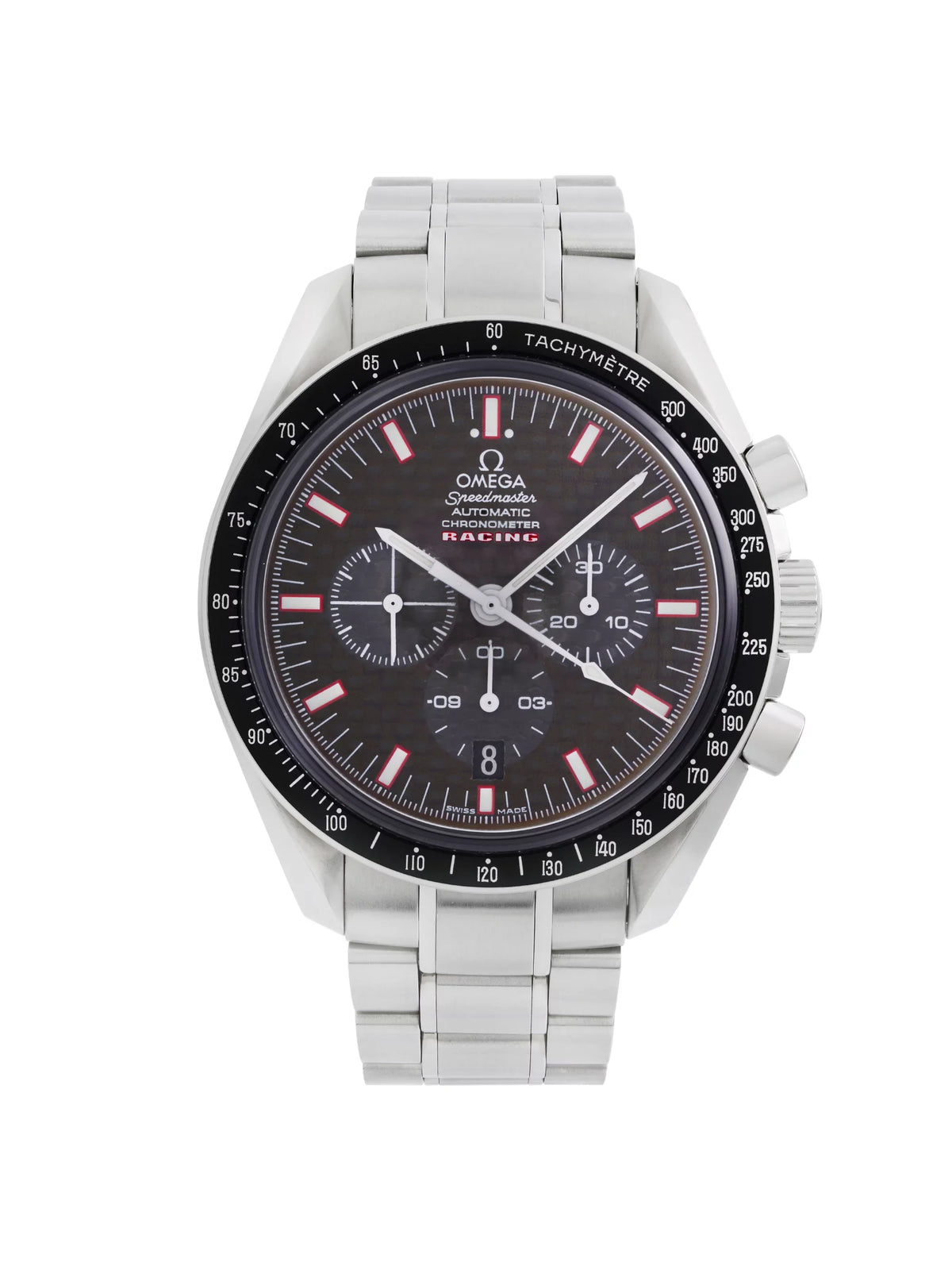 Chronograph Automatic Mens Omega Carbon Speedmaster Watch 3552.59.00 Racing Dial