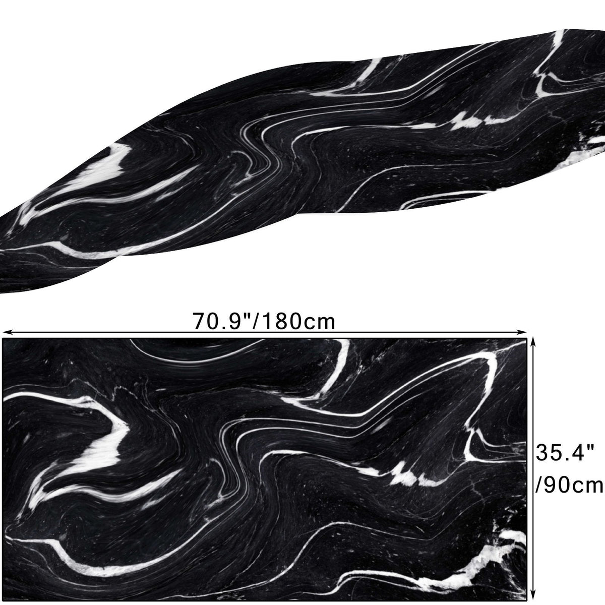 Black Wraps for Silk Neck Shawls FREEAMG Headscarf Wraps Scarf Hair Sunscreen Women Marble Large Oblong Long Gift Packed