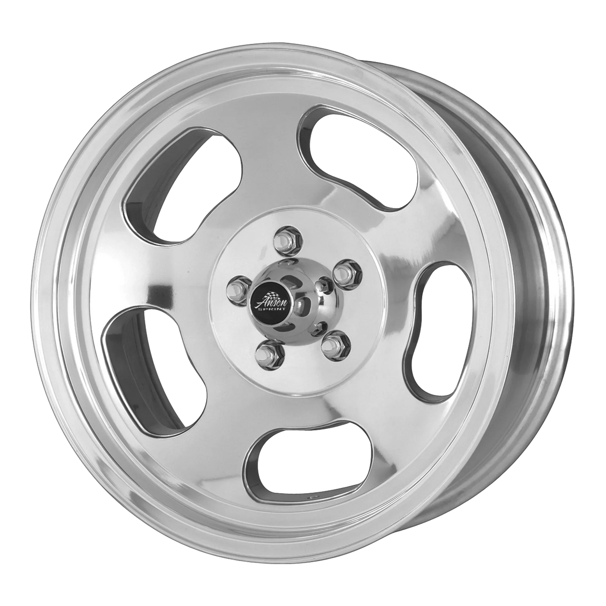 SPRINT POLISHED 5X101.6 83.8CB 15X7 VINTAGE AMERICAN ANSEN RACING VN69 WHEEL 0ET