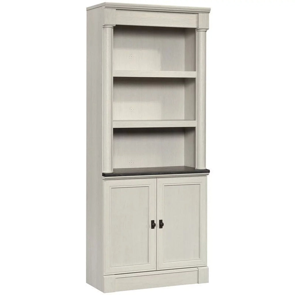 Glacier Palladia Sauder Library Bookcase, Finish Bookcase Oak 5-Shelf