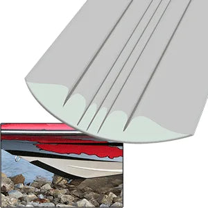 (20'-21' Keelguard Series Light Boats), Fiberglass, 8' Keelguard for Megaware 102 20608 Guard Megaware Gray Keel 20608