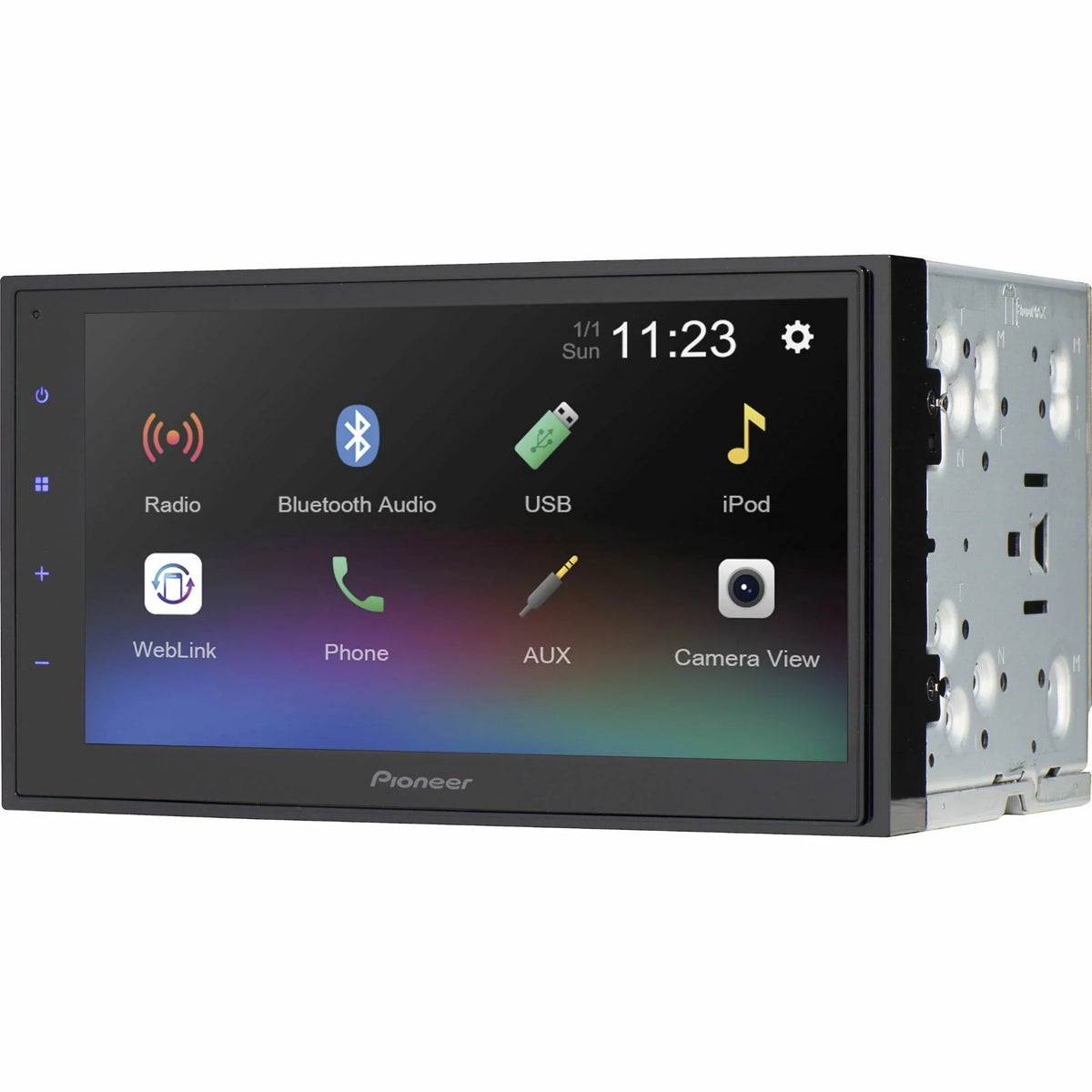 Alexa, Back-up Amazon Capacitive - Ready Camera Receiver Pioneer Digital Black Touchscreen Media - 6.8 inch