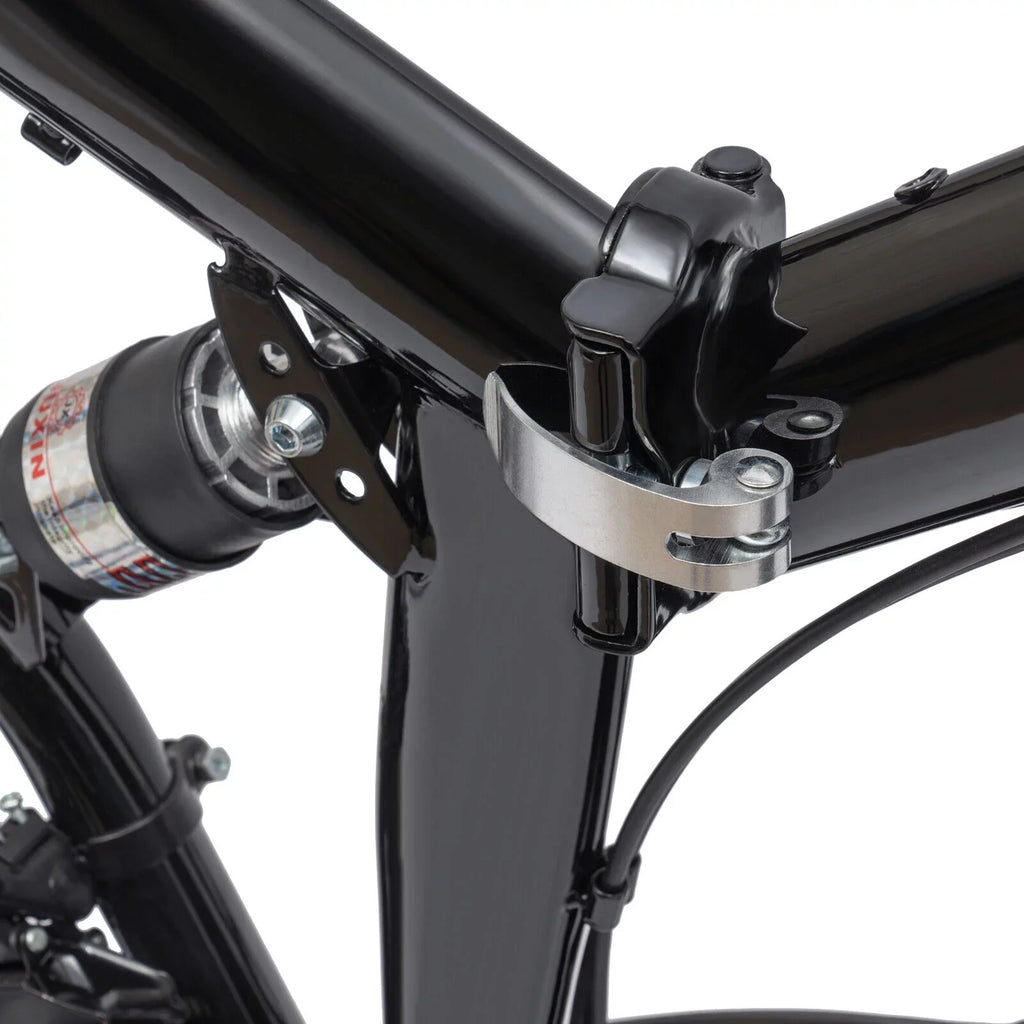 Bicycle Loading Adult City Black Max 150kg/330lbs Folding Shifter Carbon 26" Light Folding Bike Steel Camping 21-Speed Miumaeov Bike Weight