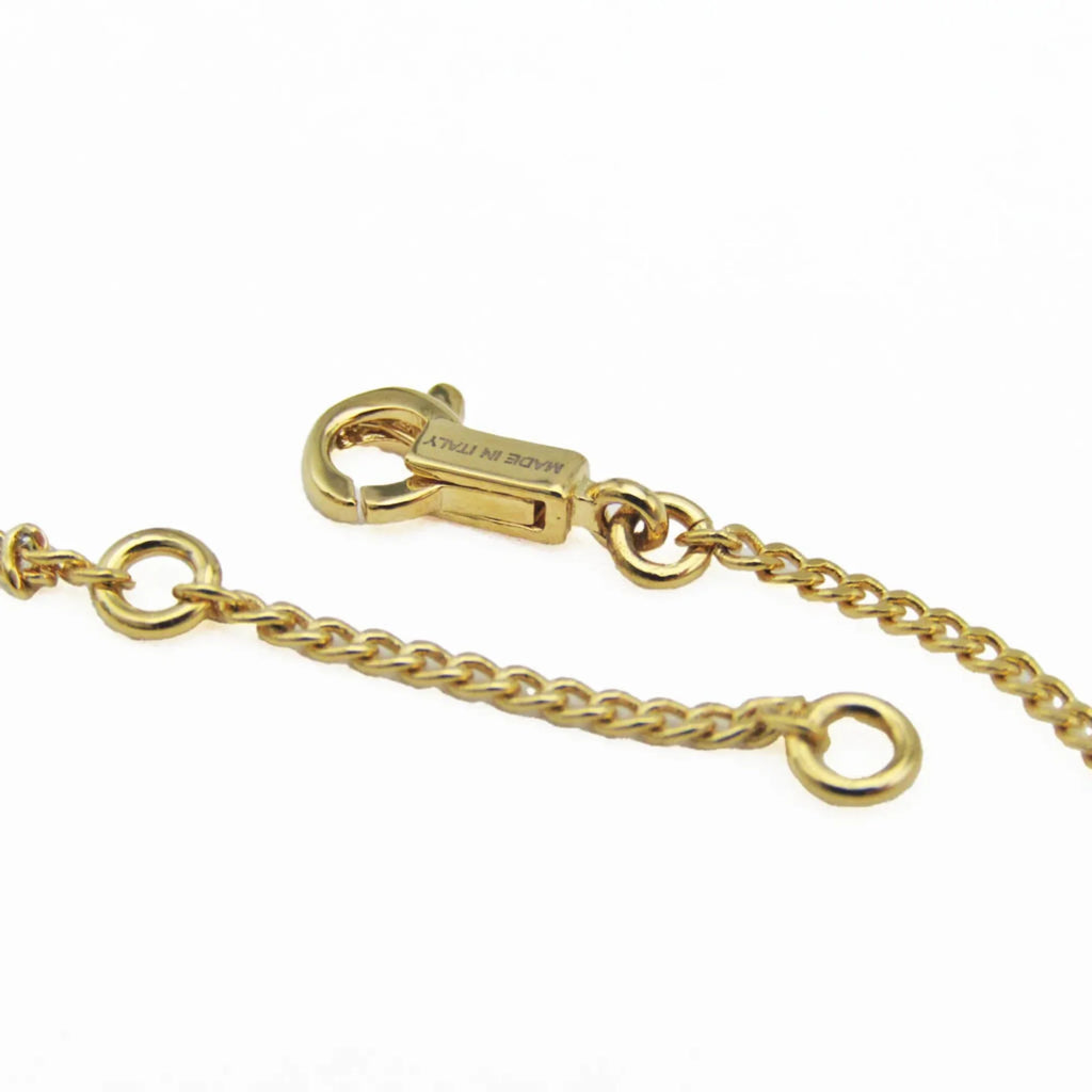 Charm Metal (Good) Stone Pre-Owned Celine 46B0 No P Gold Bracelet 6BRA Alphabet