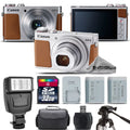 Kit 20.1MP BAT 32GB + Digital Mark G9 - Camera EXT + Flash Canon II X PowerShot