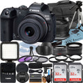 32GB + Accessory Pack Case Camera Adapter RF-S Mirrorless Lens + Mount 18-45mm with R7 2 ZeeTech + Canon EOS Card Memory + SanDisk