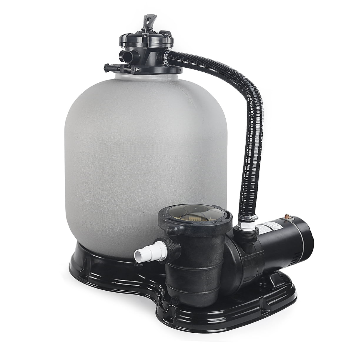 1.5HP Sand 4500GPH Filter Multi-Port inch Pool XtremepowerUS Set Filter Aboveground System with 19" Pump