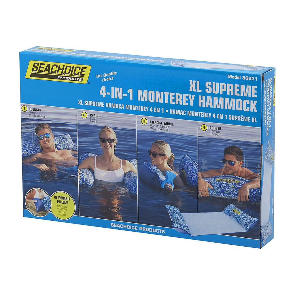 Chair 86831 Hammock XL Airmesh Seachoice Lounge Water Ultrasoft Monterey 4-in-1 Supreme