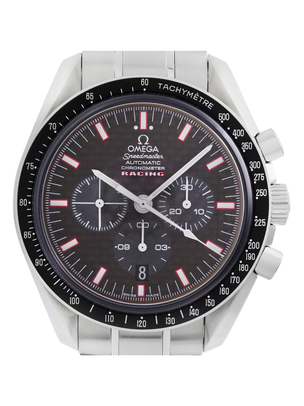 Chronograph Automatic Mens Omega Carbon Speedmaster Watch 3552.59.00 Racing Dial