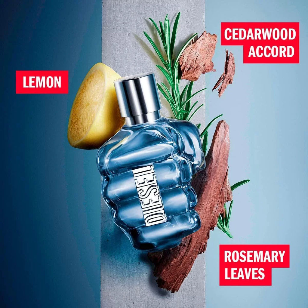 Eau for Spray de Diesel The fl Only 1.7 Toilette oz Brave Fragrance Men,