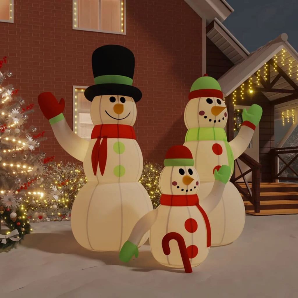 ft LEDs Aibecy Family with Inflatable 12 Snowman