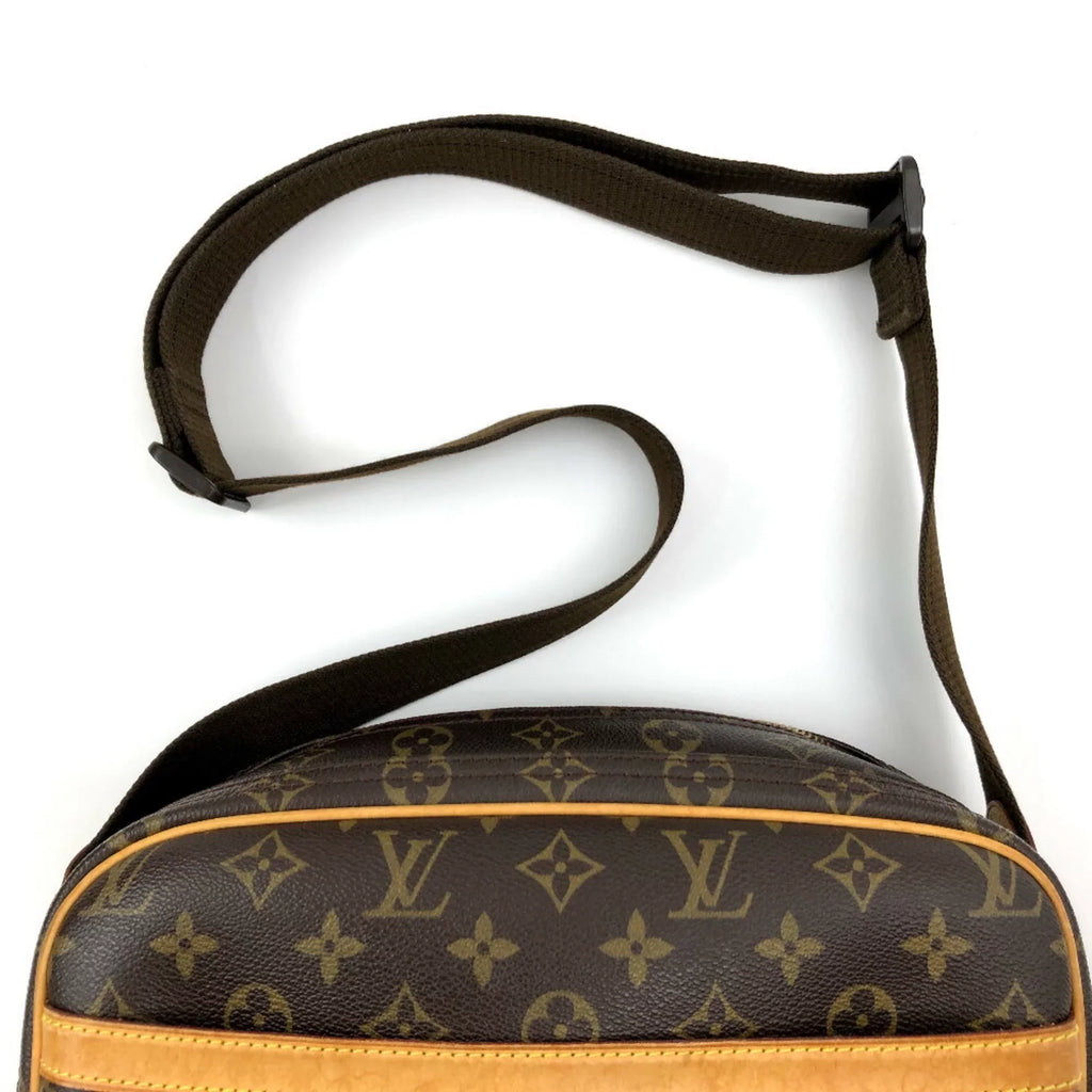 (Fair) M45254 Monogram Shoulder Bag Pre-Owned Canvas Women's Vuitton Louis VUITTON Reporter PM LOUIS