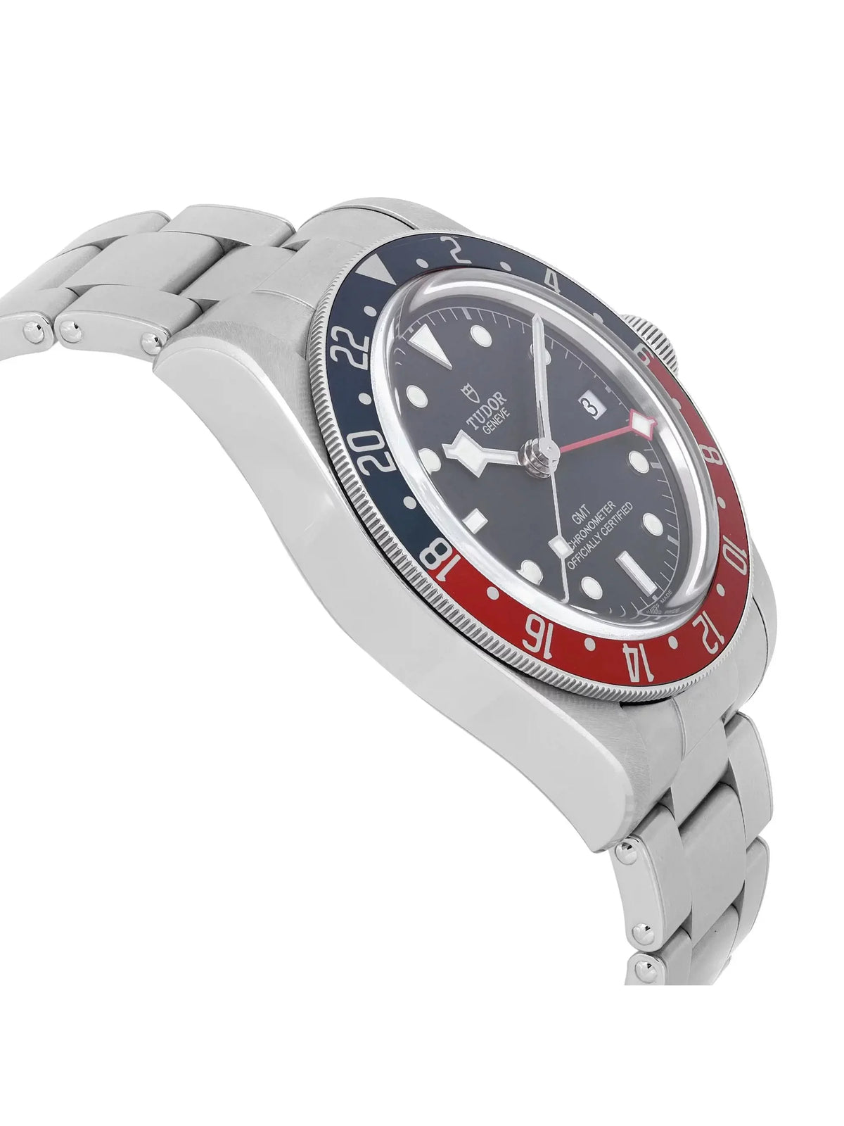 Tudor Bay Heritage Watch Black Mens 79830RB Automatic Steel Dial Black GMT