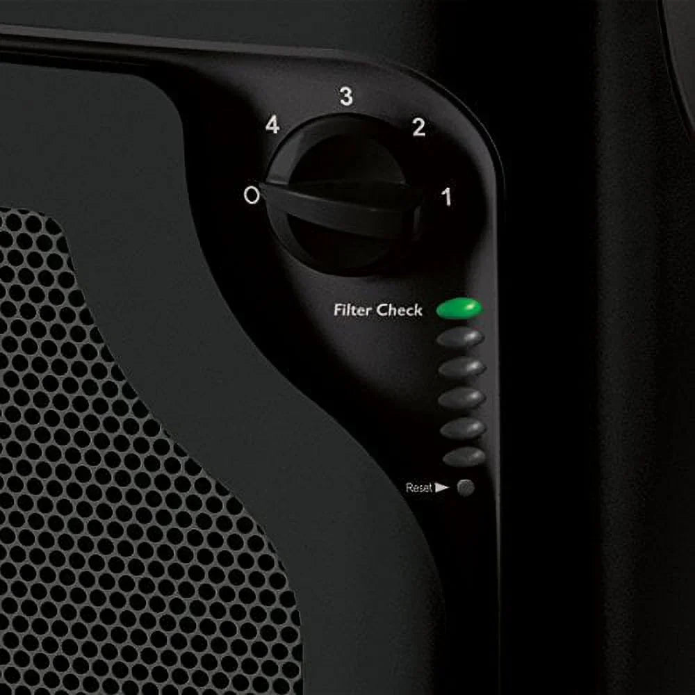 4-Speed HEPA Purifier, Medium, Air Room Large True Holmes Black kzdkc