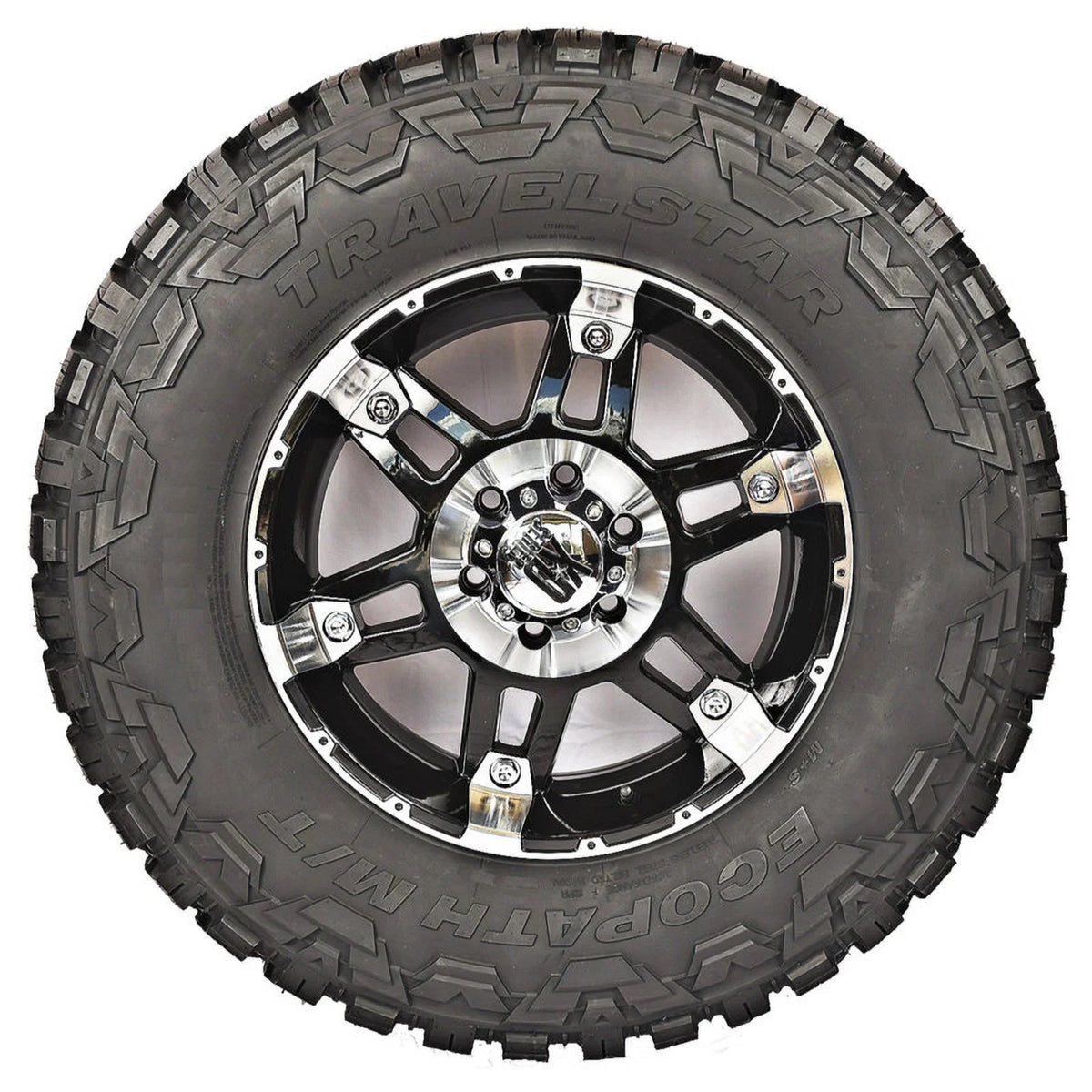 Ply 10 LT35X12.50R24 Terrain Ecopath Range MT Light Mud 114Q Only) 35/12.50R24 Load MT Tire E (Tire SUV Truck Travelstar