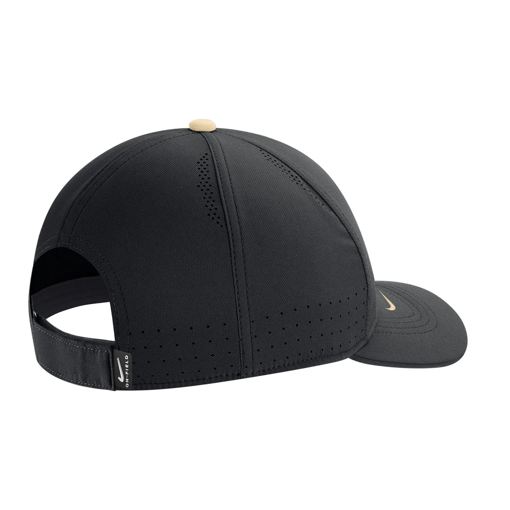 Men's Vanderbilt Legacy91 OSFA Black 2022 Commodores Performance Adjustable - Hat Nike Sideline