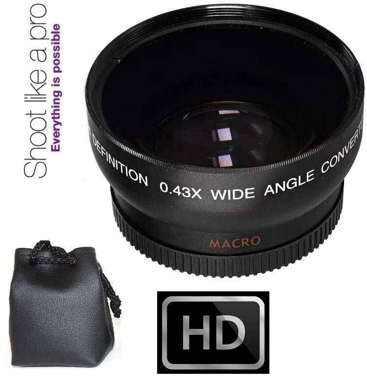 Def For Hi Pro Kit (37mm Compatible) Panasonic Angle DMC-GX85 Lens Wide Lumix DC-GX850 Telephoto &