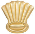 Pool 63 Shell Inflatable Shine Swimming Inch Golden Sparkle Float and