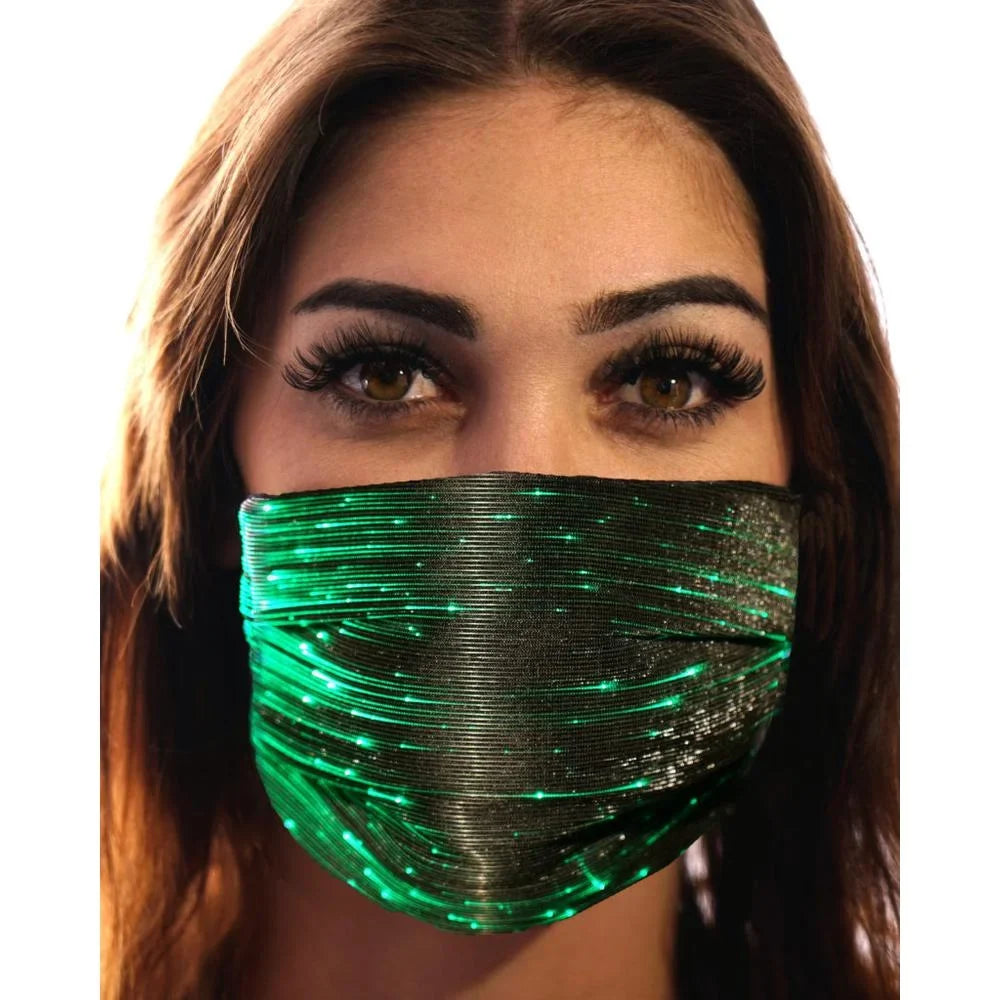 Fashion Party Western 106332 Inc. Mask Black - LED
